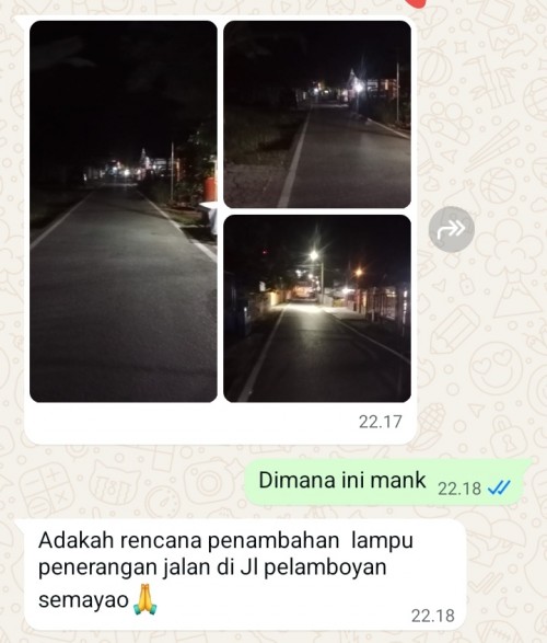 Pengaduan Perlengkapan Jalan Dinas Perhubungan Kabupaten Kotabaru Adul